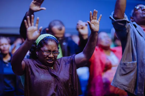 a group of people worshiping God from Concordia Lutheran Church houston in Houston, TX - Children Ministry