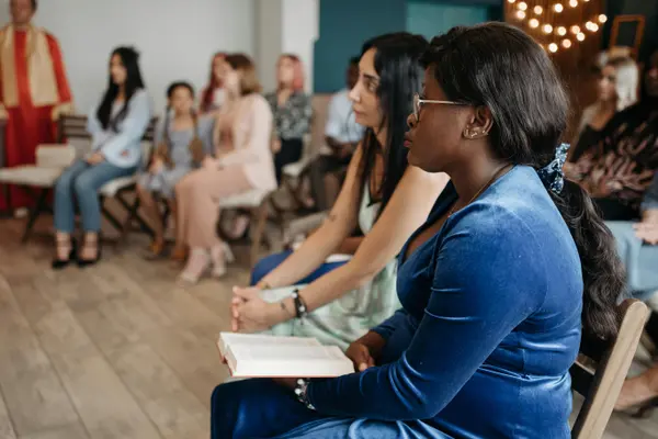 a women bible study in progress from Concordia Lutheran Church houston in Houston, TX - Women Ministry